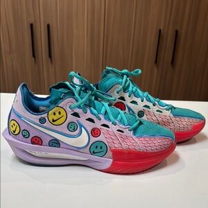 Nike Smiley Face Basketball Sneakers